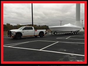 boat and trailer transport